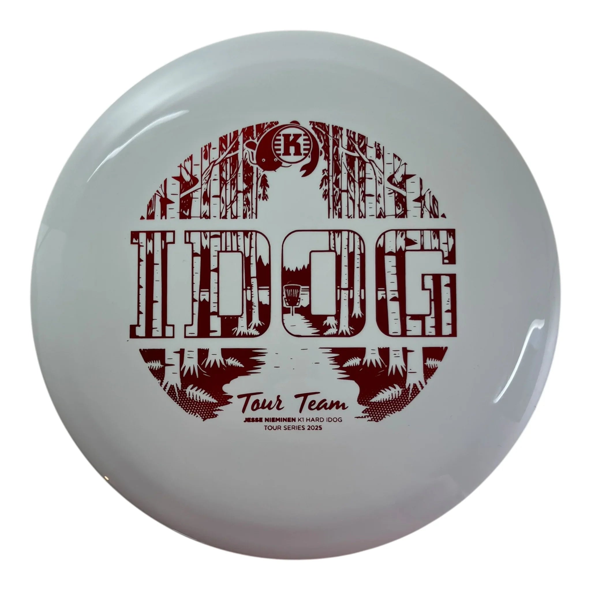 Kastaplast Idog | K1 Hard | White/Red 173g (Jesse Nieminen) Disc Golf