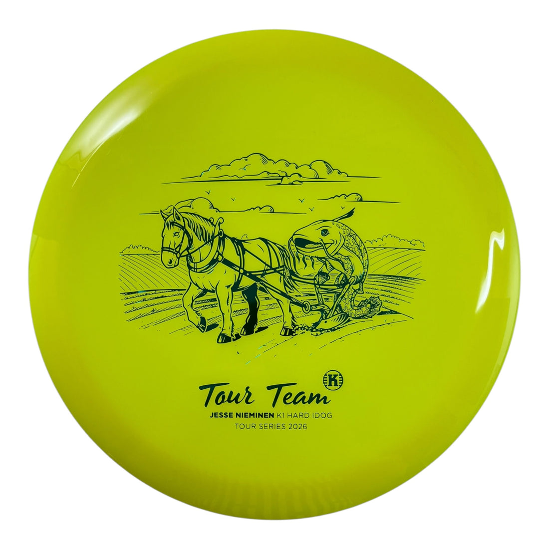 Kastaplast Idog | K1 Hard | Yellow/Blue 174g (Jesse Nieminen Tour Team) Disc Golf