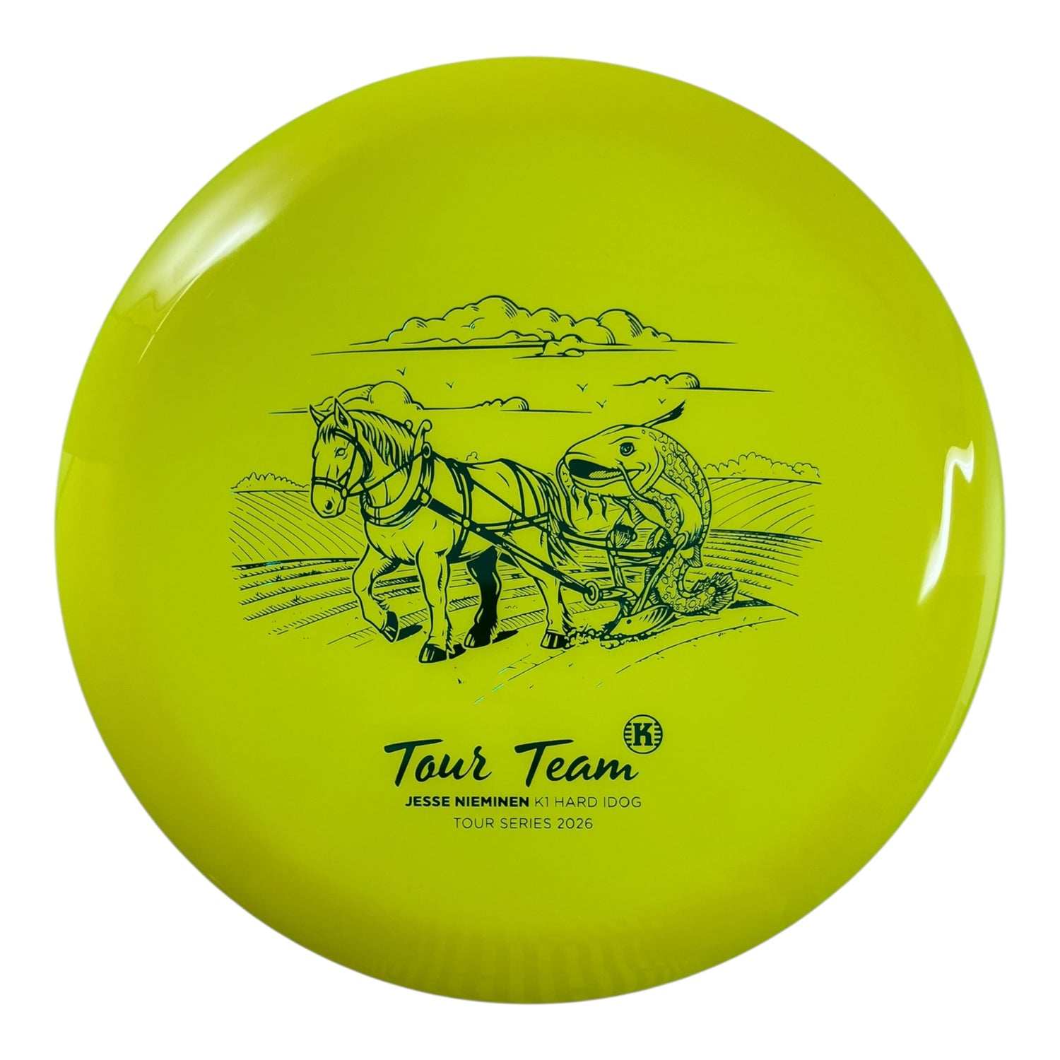 Kastaplast Idog | K1 Hard | Yellow/Blue 174g (Jesse Nieminen Tour Team) Disc Golf