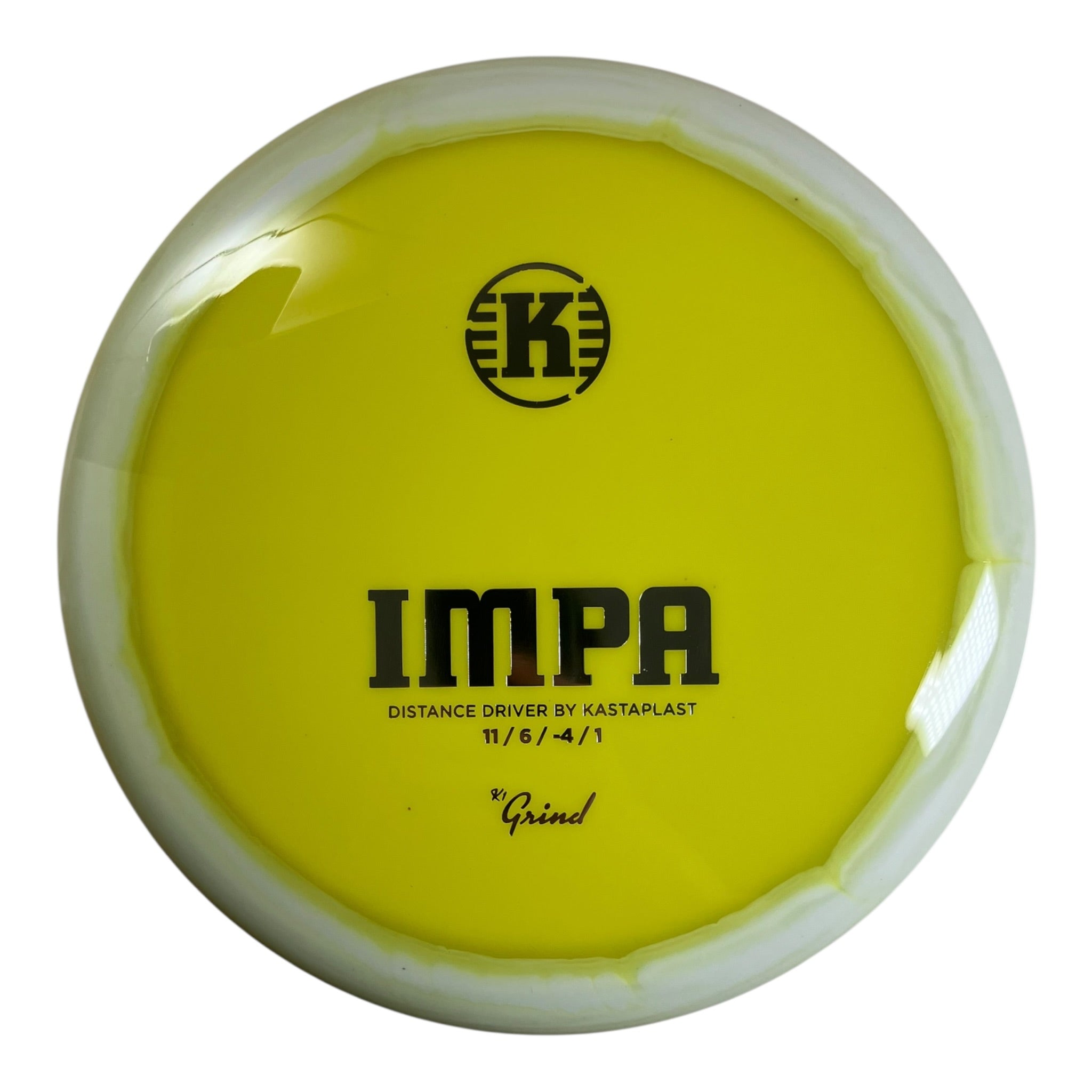 Kastaplast Impa | K1 Grind | Yellow/Silver 173g Disc Golf