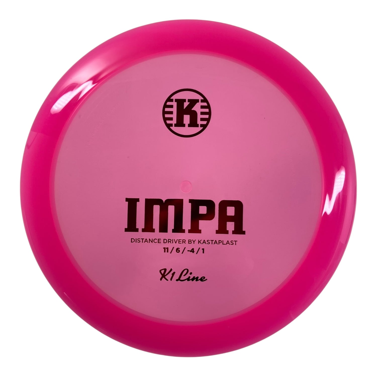 Kastaplast Impa | K1 | Pink/Red 171g Disc Golf