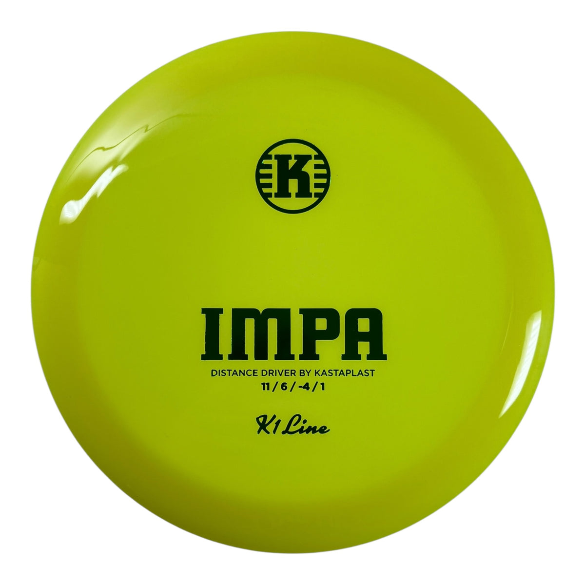 Kastaplast Impa | K1 | Yellow/Green 173g Disc Golf