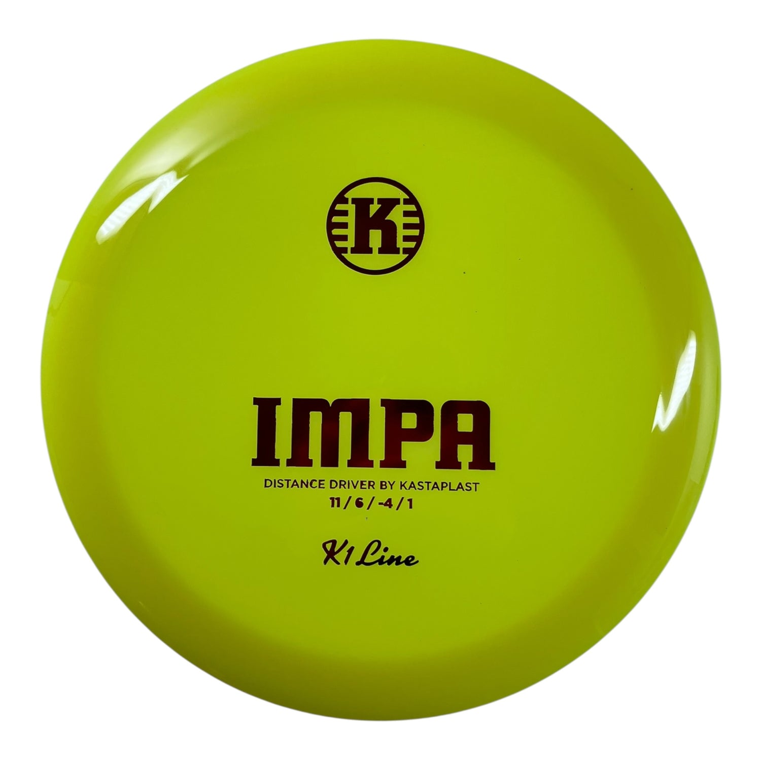 Kastaplast Impa | K1 | Yellow/Red 170g Disc Golf