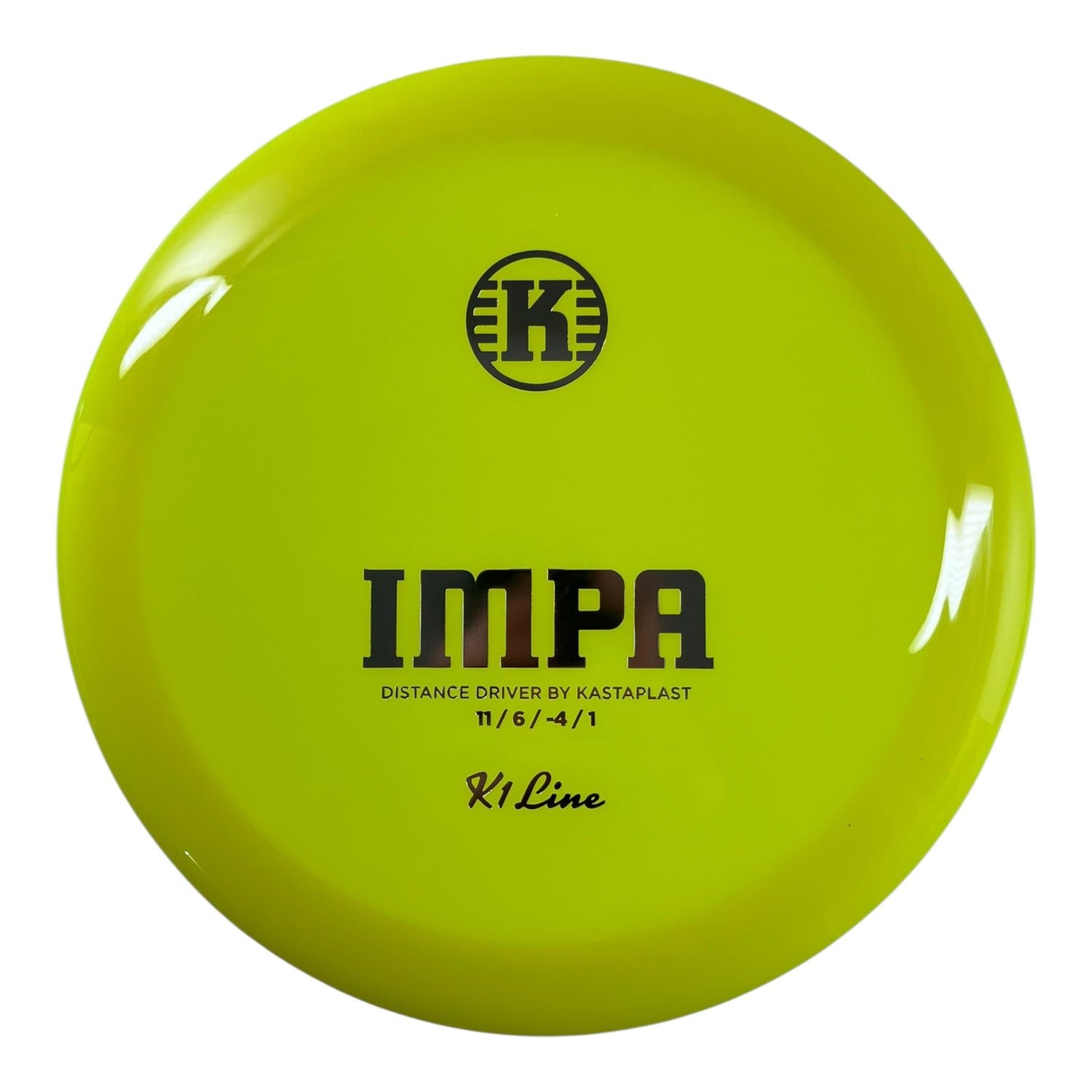Kastaplast Impa | K1 | Yellow/Silver 176g Disc Golf
