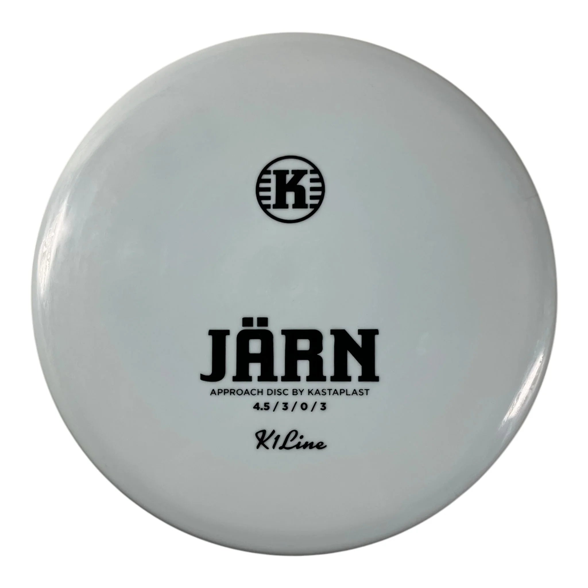 Kastaplast Jarn | K1 | Grey/Black 173g Disc Golf