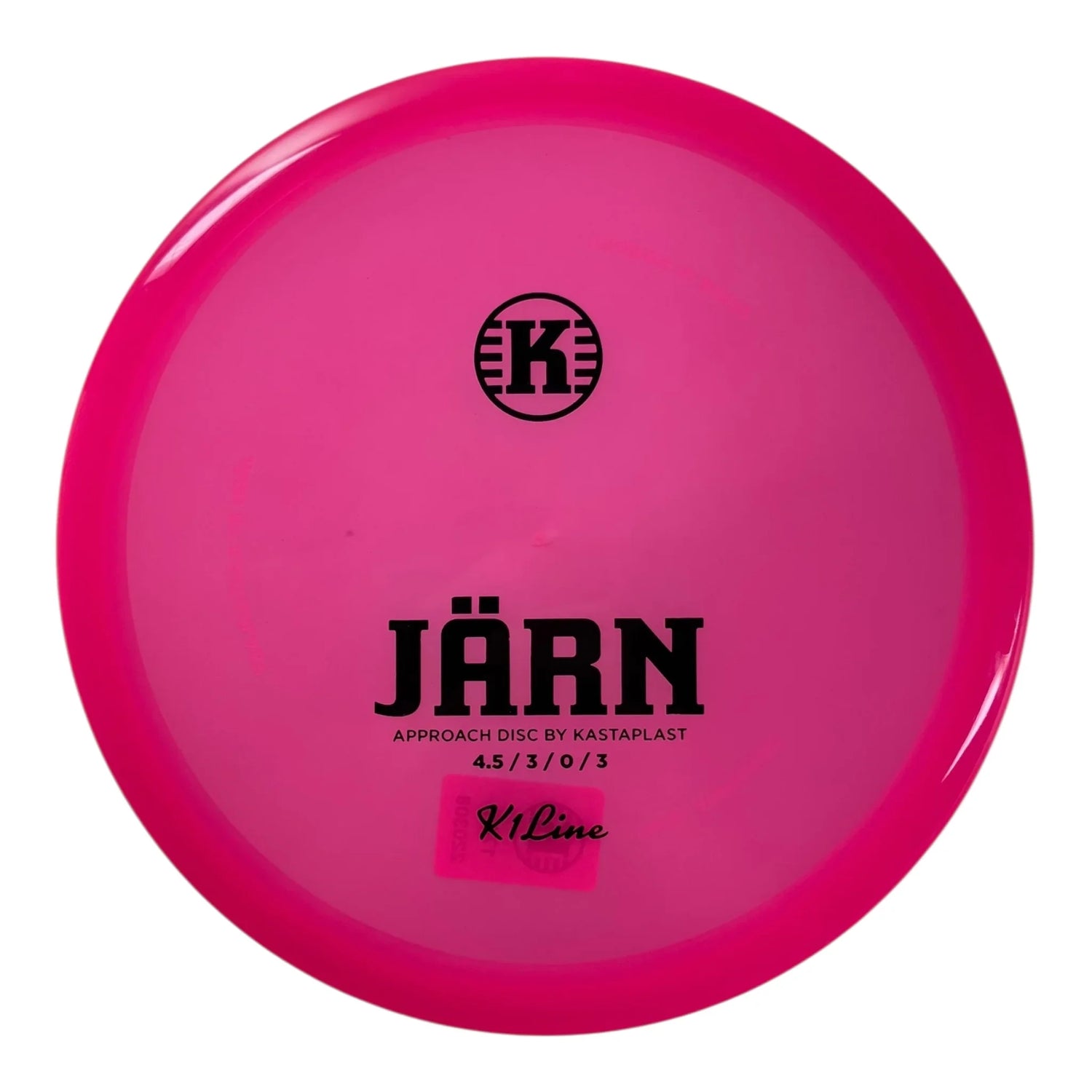 Kastaplast Jarn | K1 | Pink/Black 174g Disc Golf