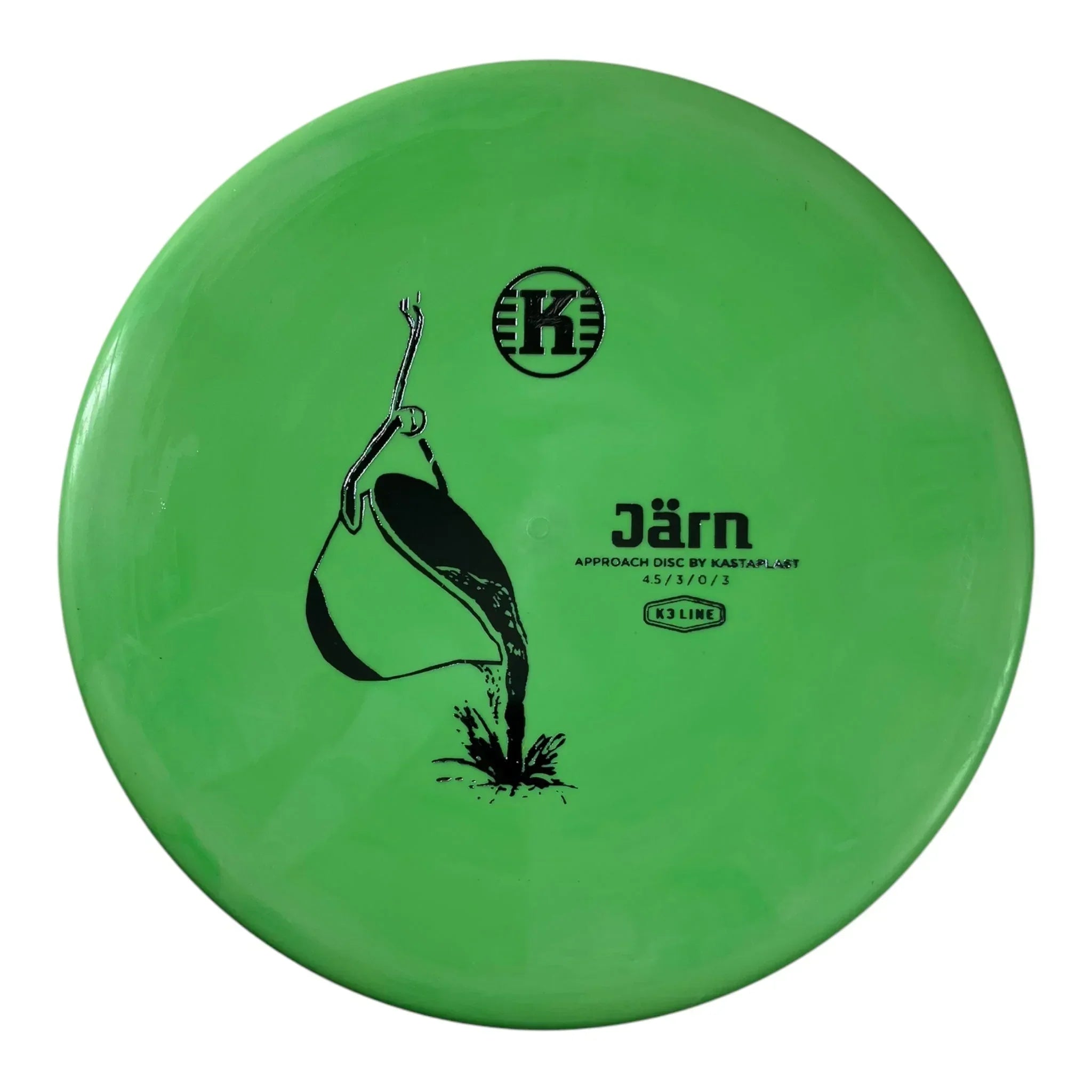 Kastaplast Jarn | K3 | Green/Gold 176g Disc Golf