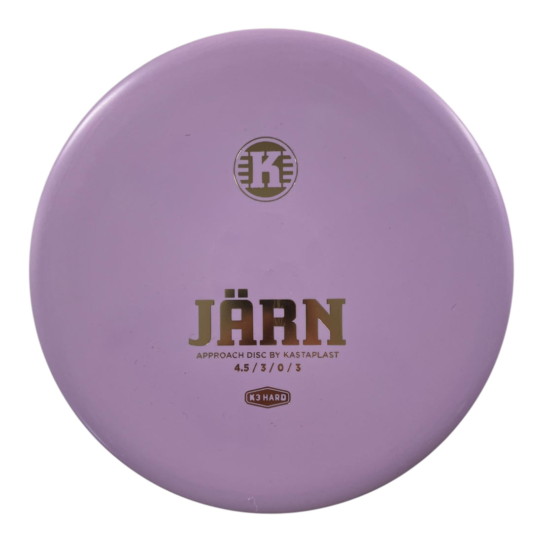 Kastaplast Jarn | K3 | Purple/Gold 173g Disc Golf
