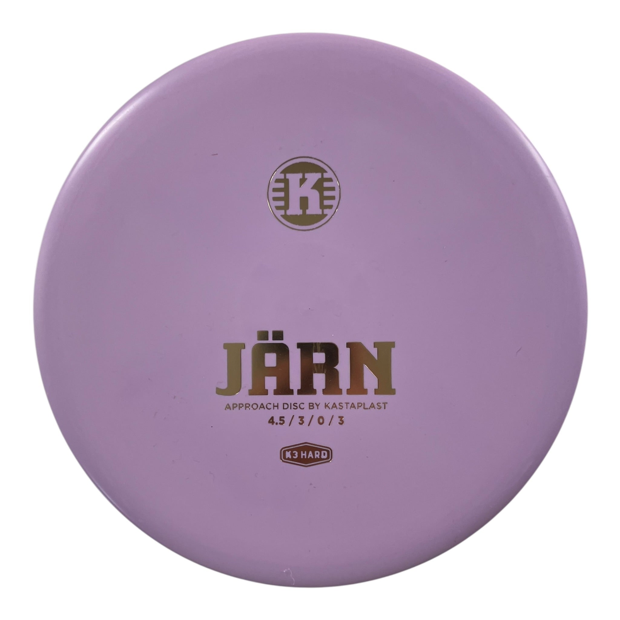 Kastaplast Jarn | K3 | Purple/Gold 173g Disc Golf