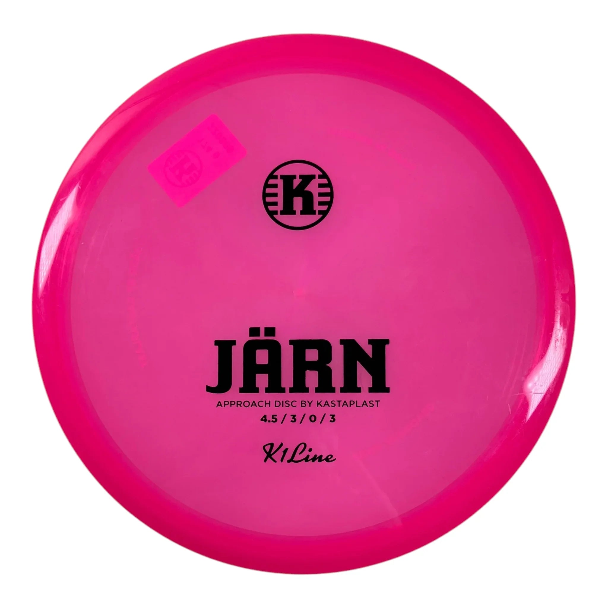 Kastaplast Jarn - Used Like New | K1 | Pink/Black 174g Disc Golf