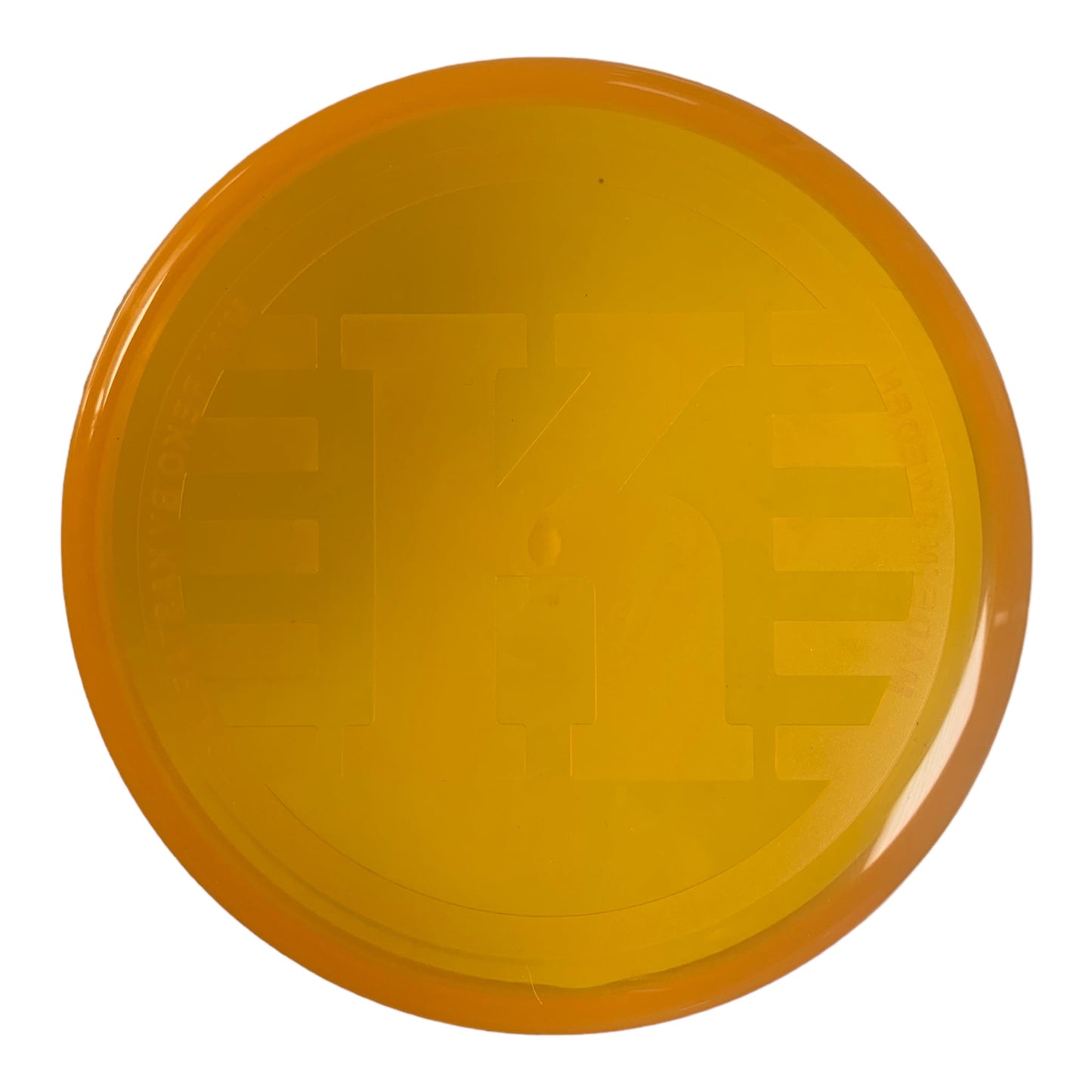 Kastaplast Kastaplast Reko Mini Marker Disc | Orange/Clear Disc Golf