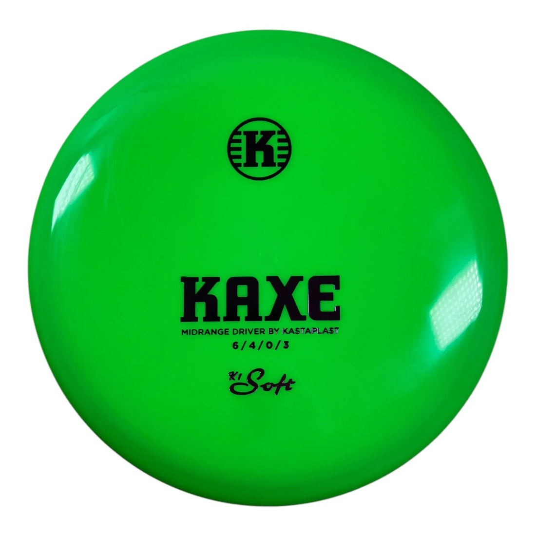 Kastaplast Kaxe | K1 Soft | Green/Gold 174g Disc Golf