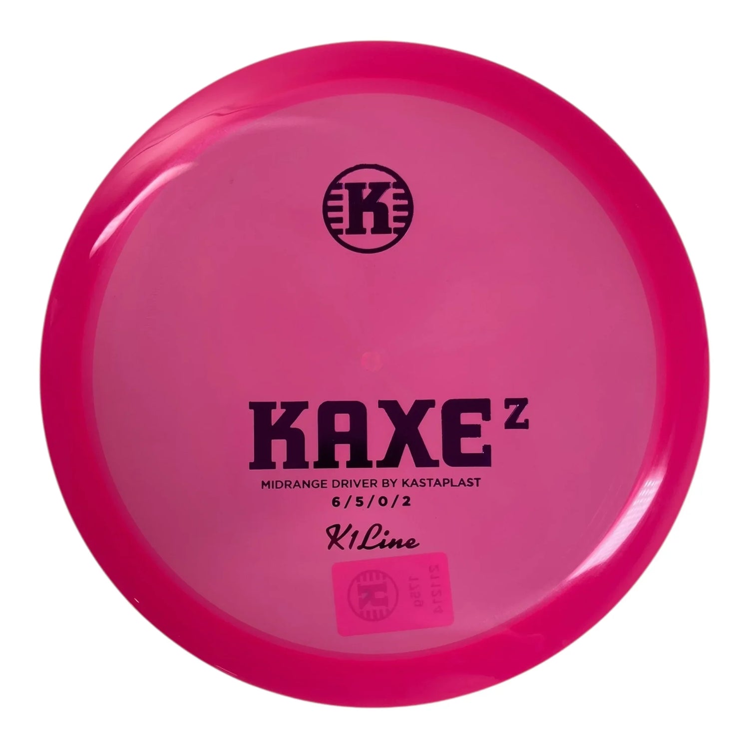 Kastaplast Kaxe Z | K1 | Pink/Pink 174-175g Disc Golf