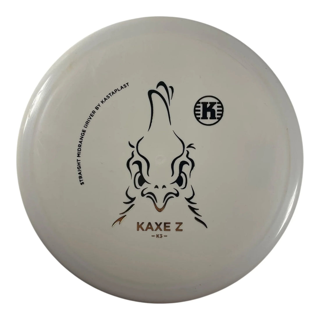 Kastaplast Kaxe Z | K3 | White/Gold 171-173g Disc Golf