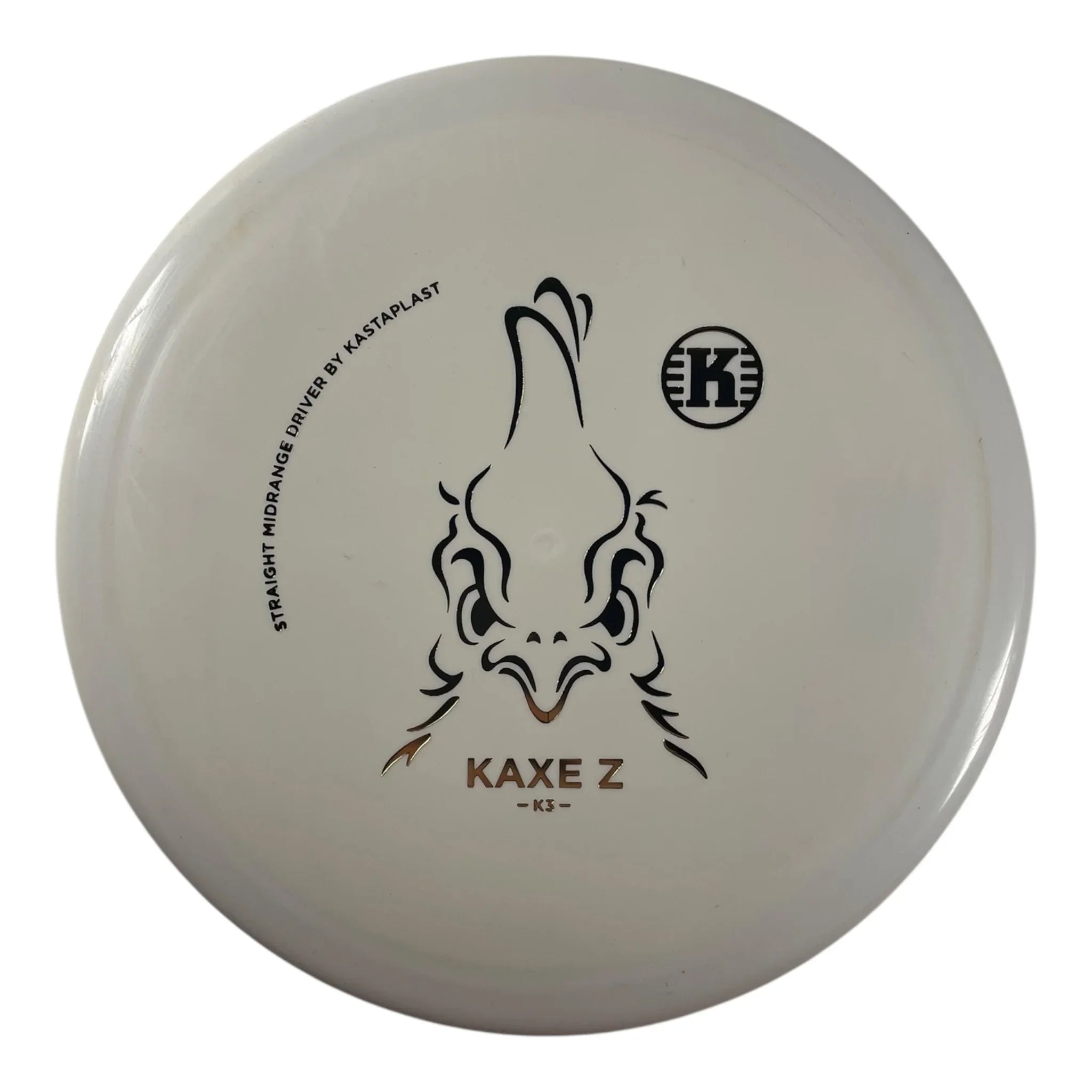 Kastaplast Kaxe Z | K3 | White/Gold 171-173g Disc Golf