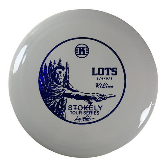 Kastaplast Lots | K1 | White/Blue 175g (Scott Stokely) Disc Golf