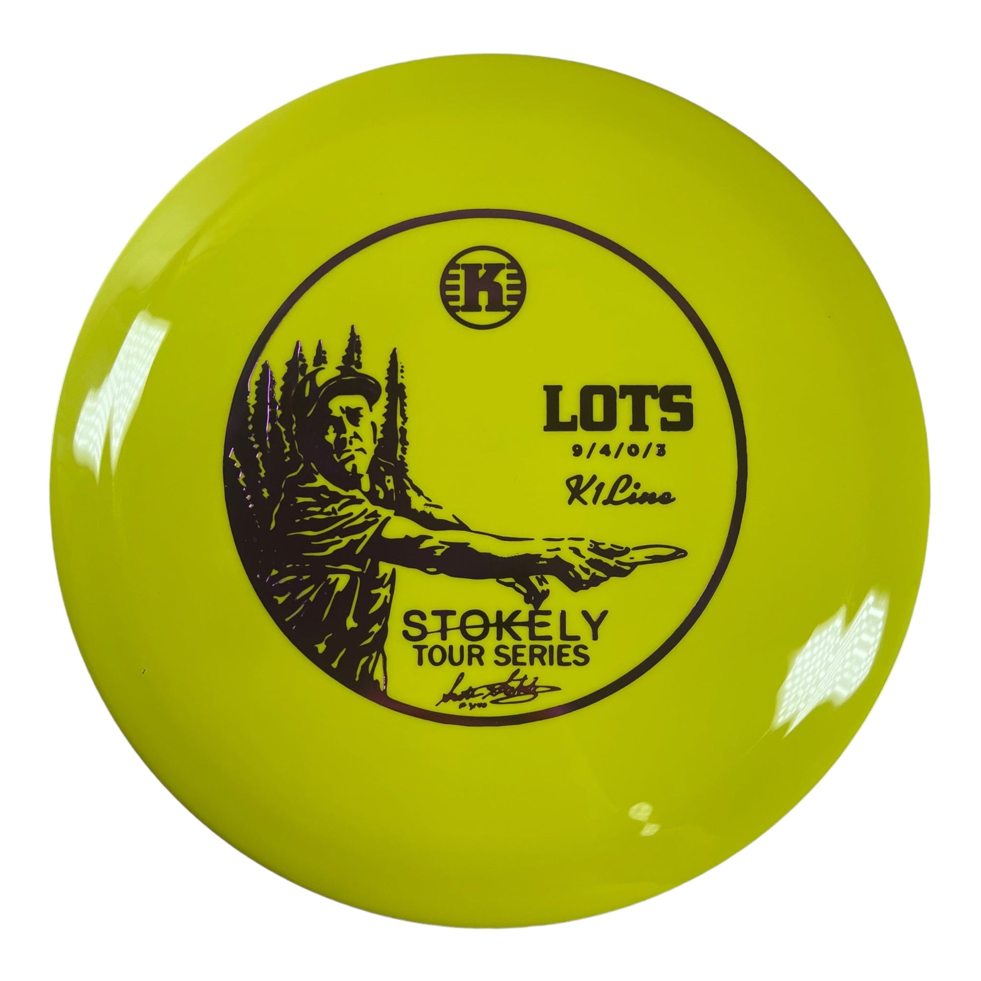 Kastaplast Lots | K1 | Yellow/Pink 174g (Scott Stokely) Disc Golf