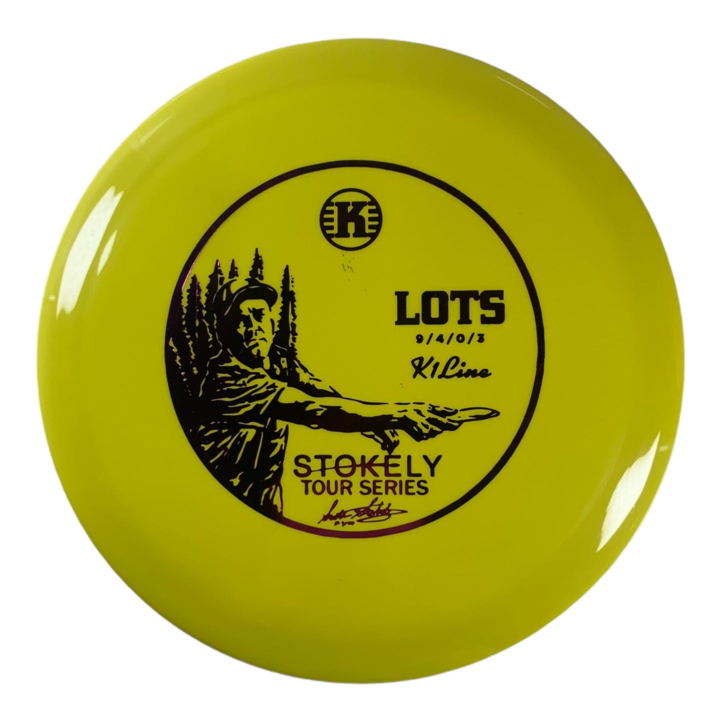 Kastaplast Lots | K1 | Yellow/Purple 174g (Scott Stokely) Disc Golf