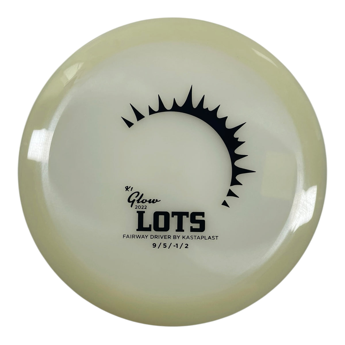 Kastaplast Lots | K1 Glow | Glow/Black 171g (2022) Disc Golf