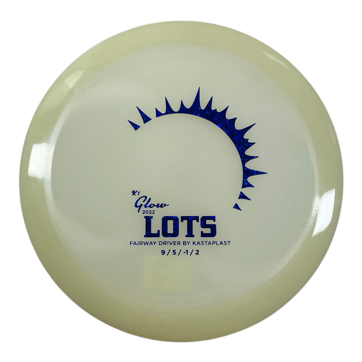 Kastaplast Lots | K1 Glow | Glow/Blue Holo 173g (2022) Disc Golf