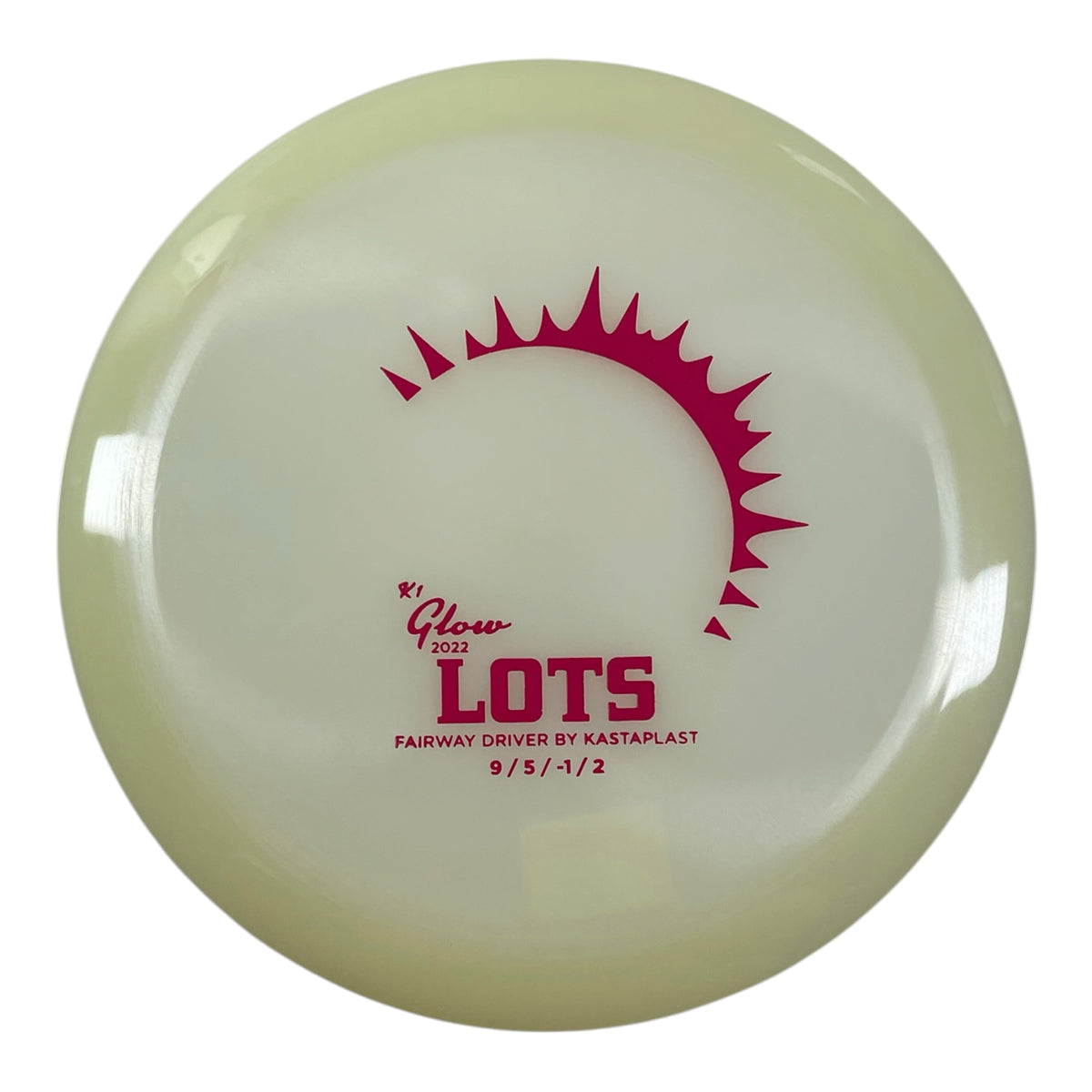 Kastaplast Lots | K1 Glow | Glow/Red 172-173g (2022) Disc Golf
