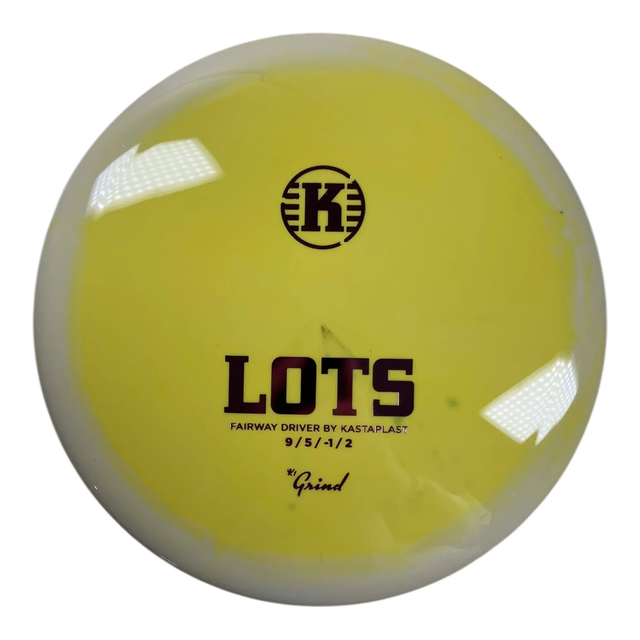 Kastaplast Lots | K1 Grind | Yellow/Purple 173g Disc Golf