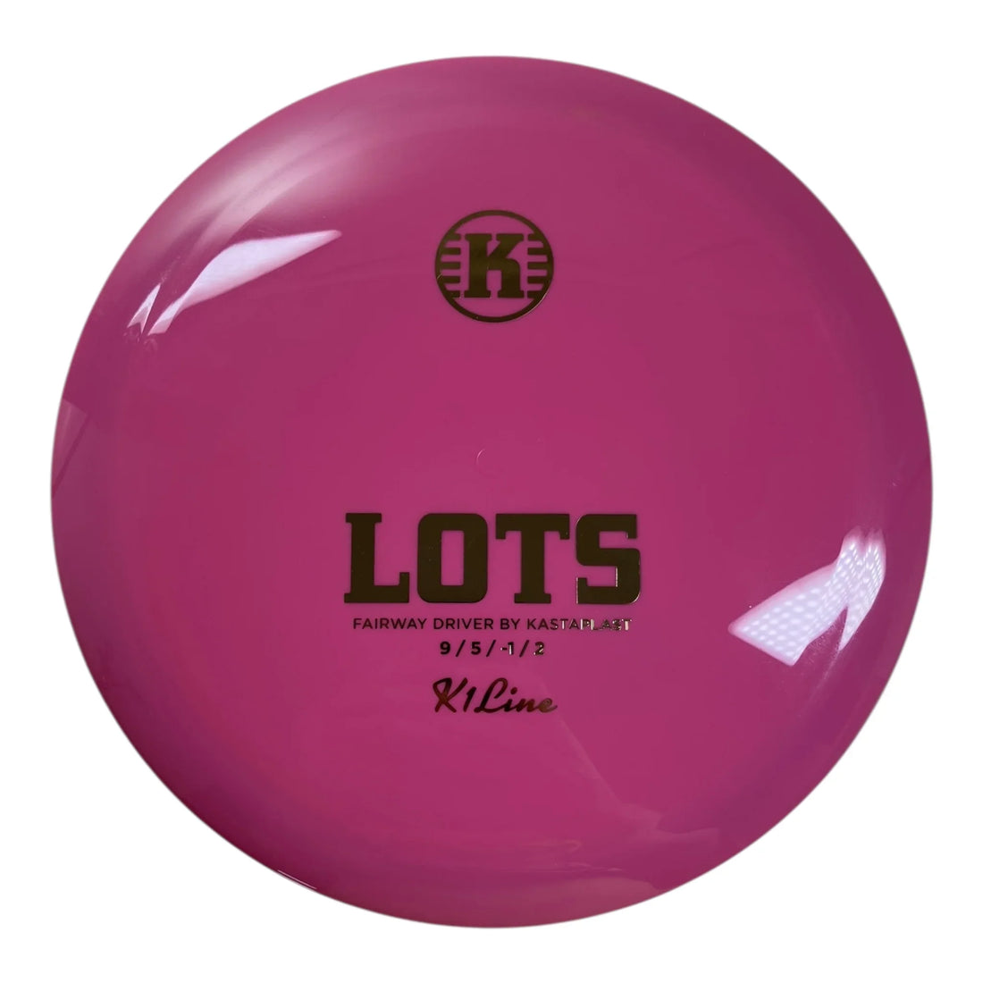 Kastaplast Lots | K1 | Pink/Gold 171g Disc Golf