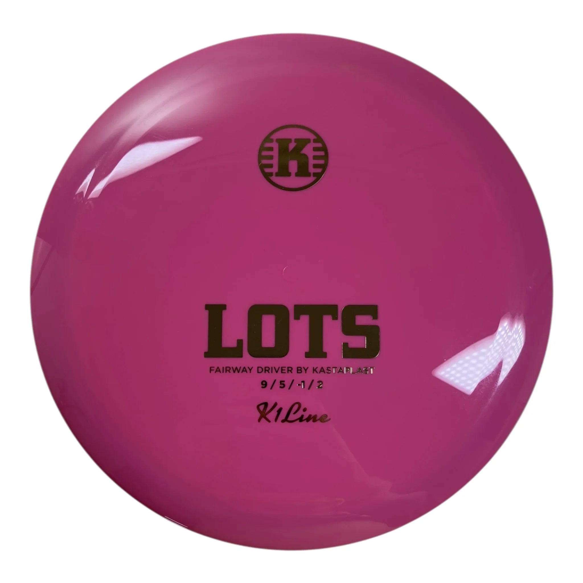 Kastaplast Lots | K1 | Pink/Gold 171g Disc Golf
