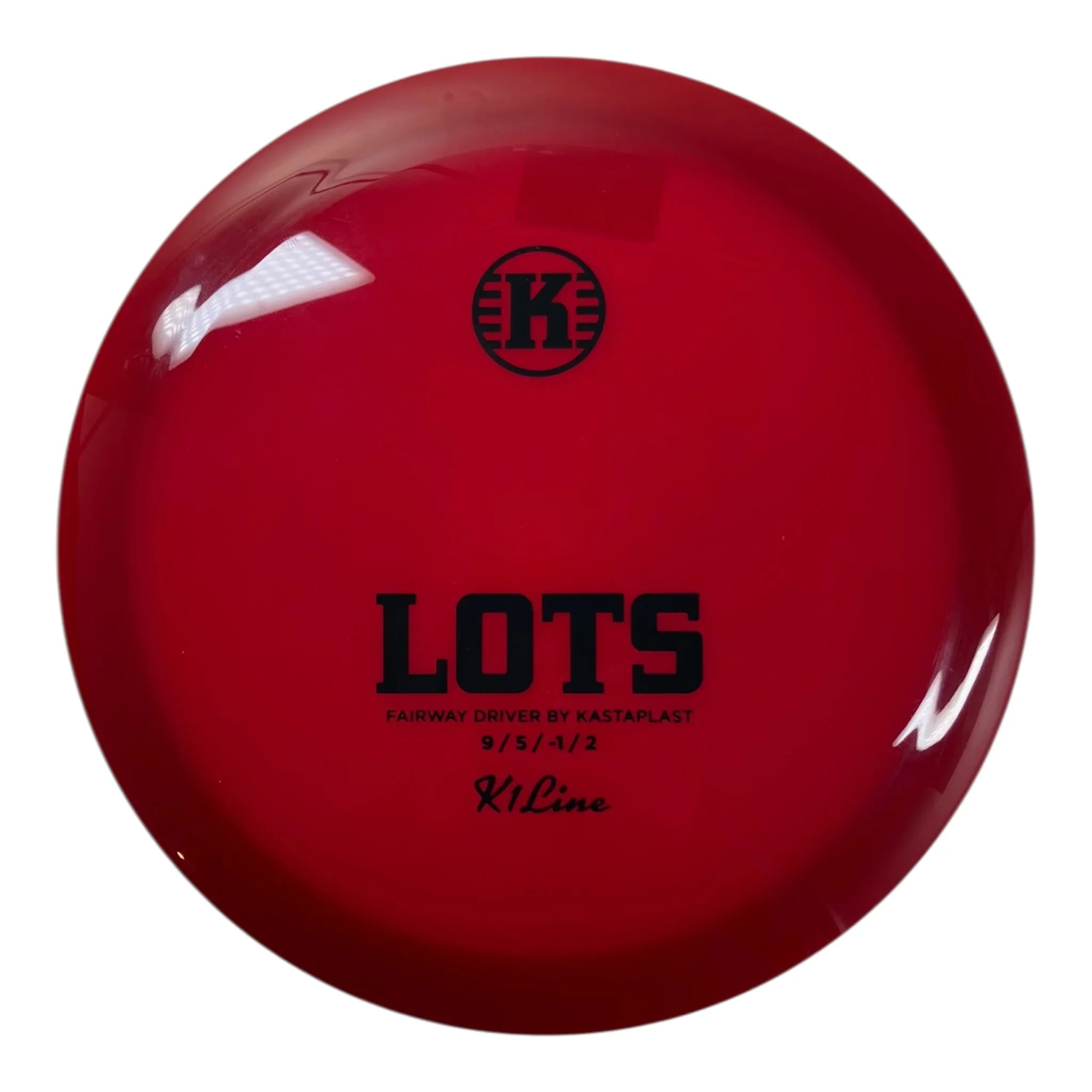 Kastaplast Lots | K1 | Red/Black 175g Disc Golf