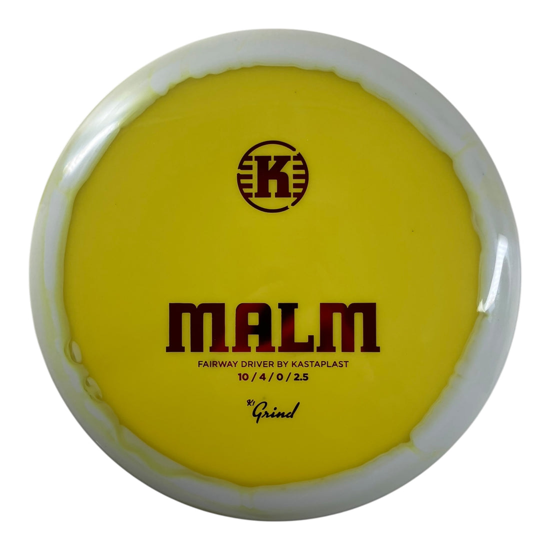 Kastaplast Malm | K1 Grind | Yellow/Red 174g Disc Golf