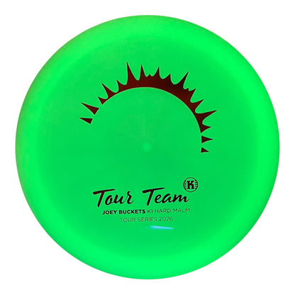 Kastaplast Malm | K1 Hard Glow | Red/Glow 173g (Joey Buckets Tour Series 2026) Disc Golf