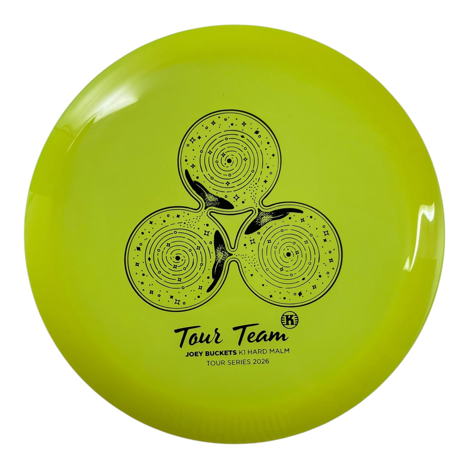 Kastaplast Malm | K1 Hard | Yellow/Black 175g (Joey Buckets Tour Team) Disc Golf