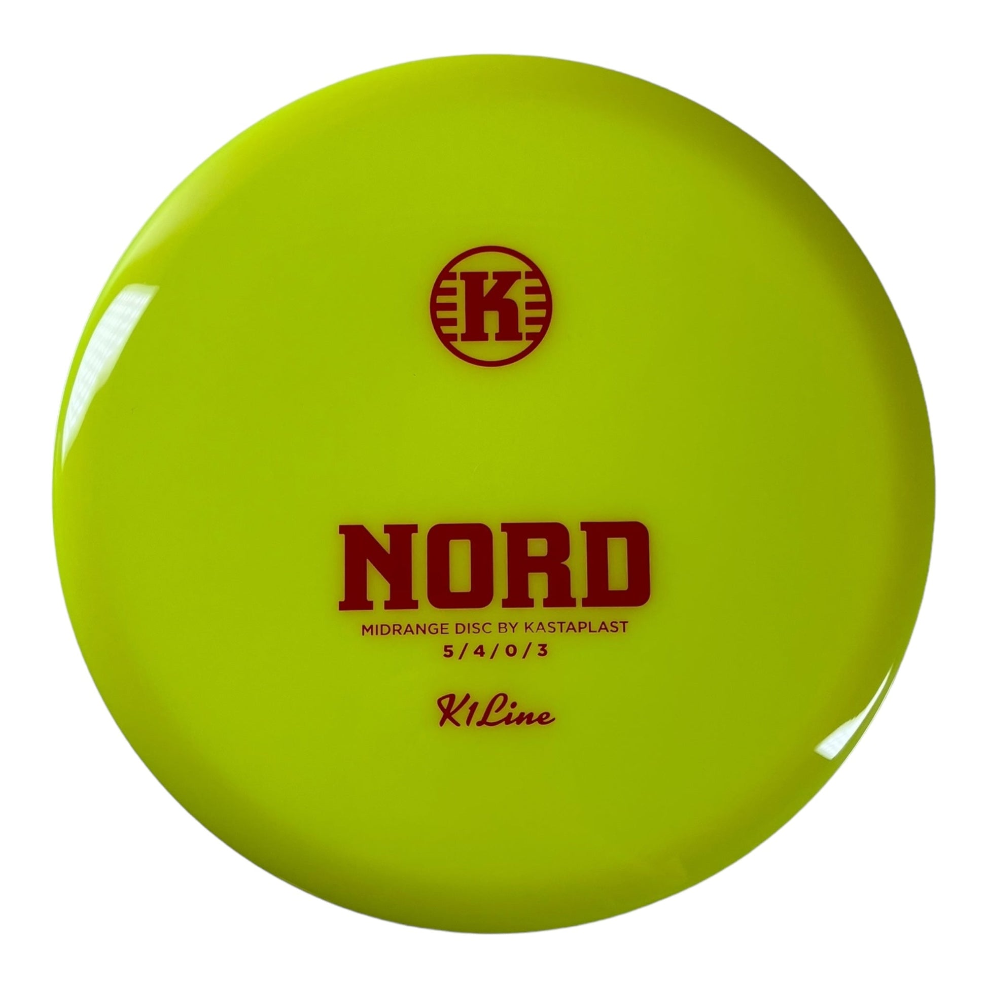 Kastaplast Nord | K1 | Yellow/Red 178g Disc Golf