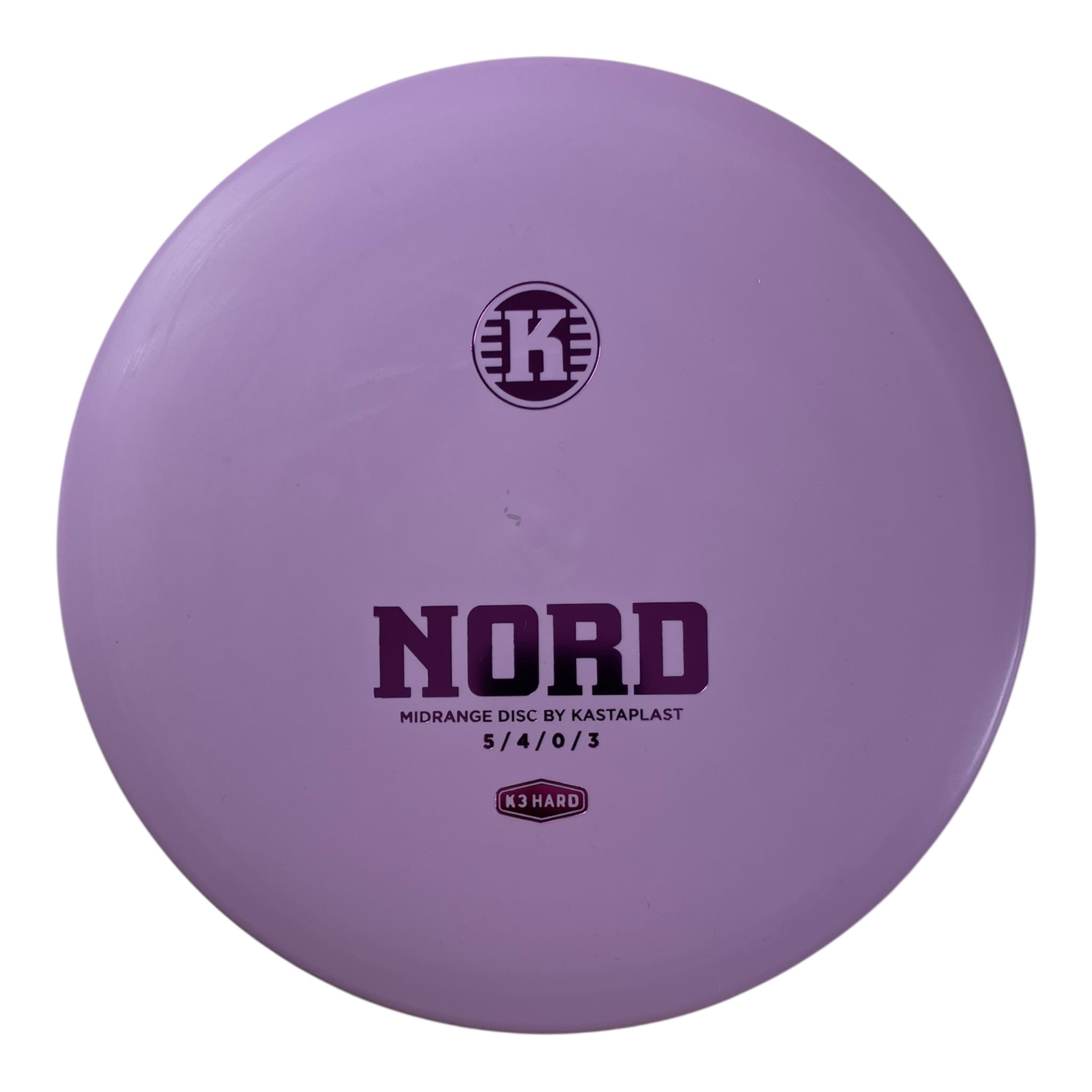 Kastaplast Nord | K3 Hard | Purple/Purple 177g Disc Golf