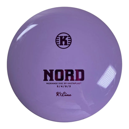 Kastaplast Nord - Used Excellent | K1 | Purple/Purple 173g Disc Golf