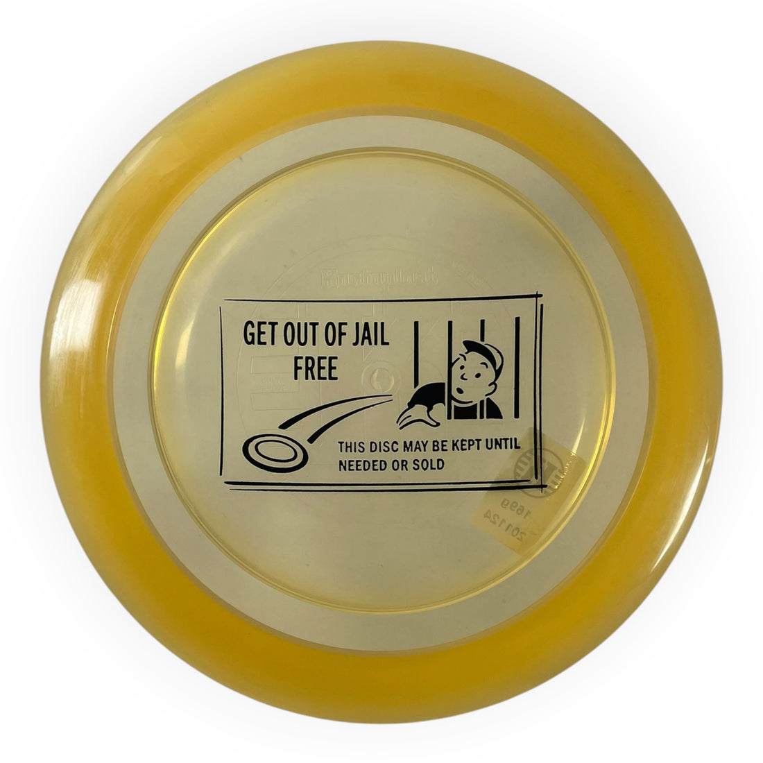 Kastaplast Rask | K1 | Yellow/Black 169g (Get Out of Jail Free) Disc Golf