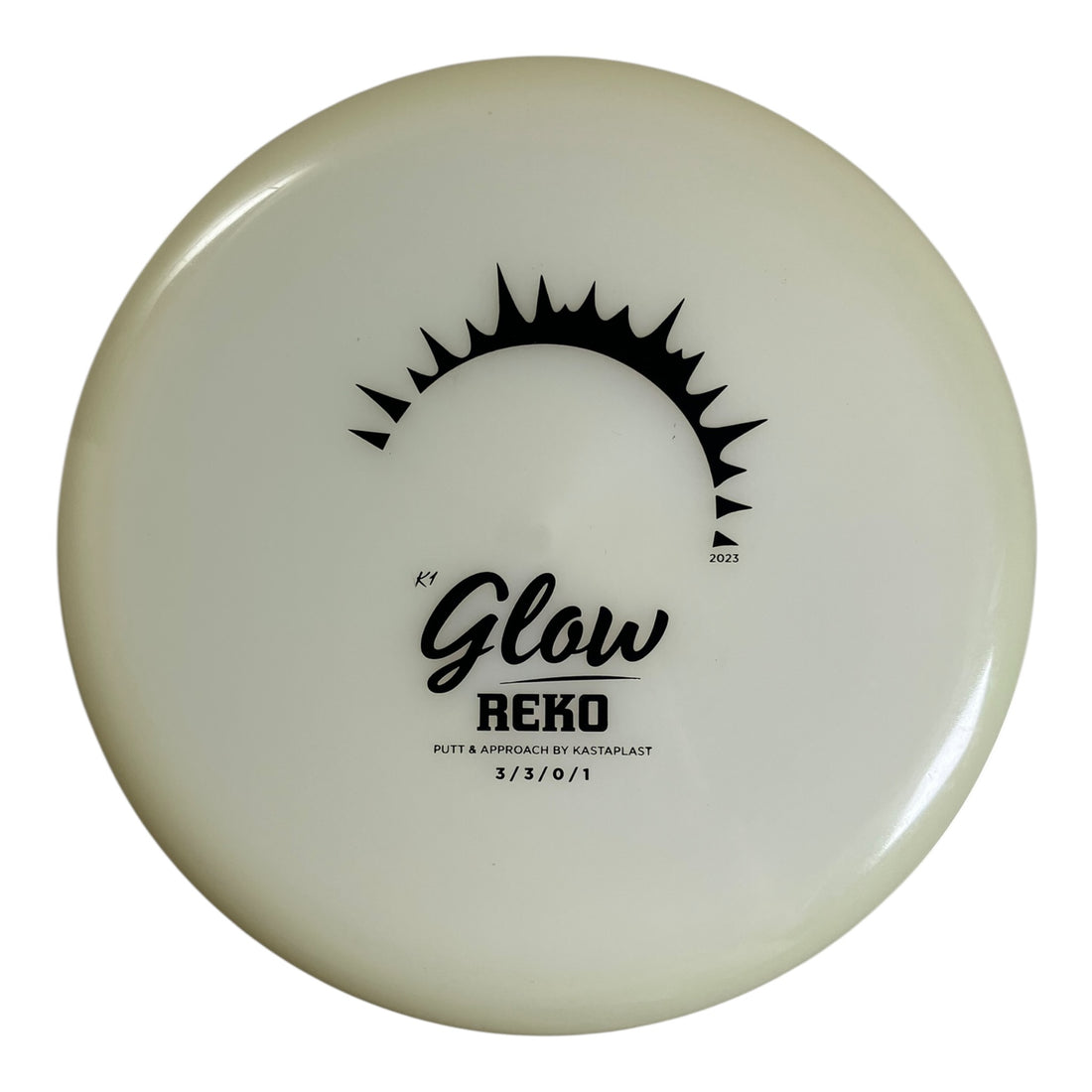 Kastaplast Reko | K1 Glow | Glow/Black 176g (2023) Disc Golf