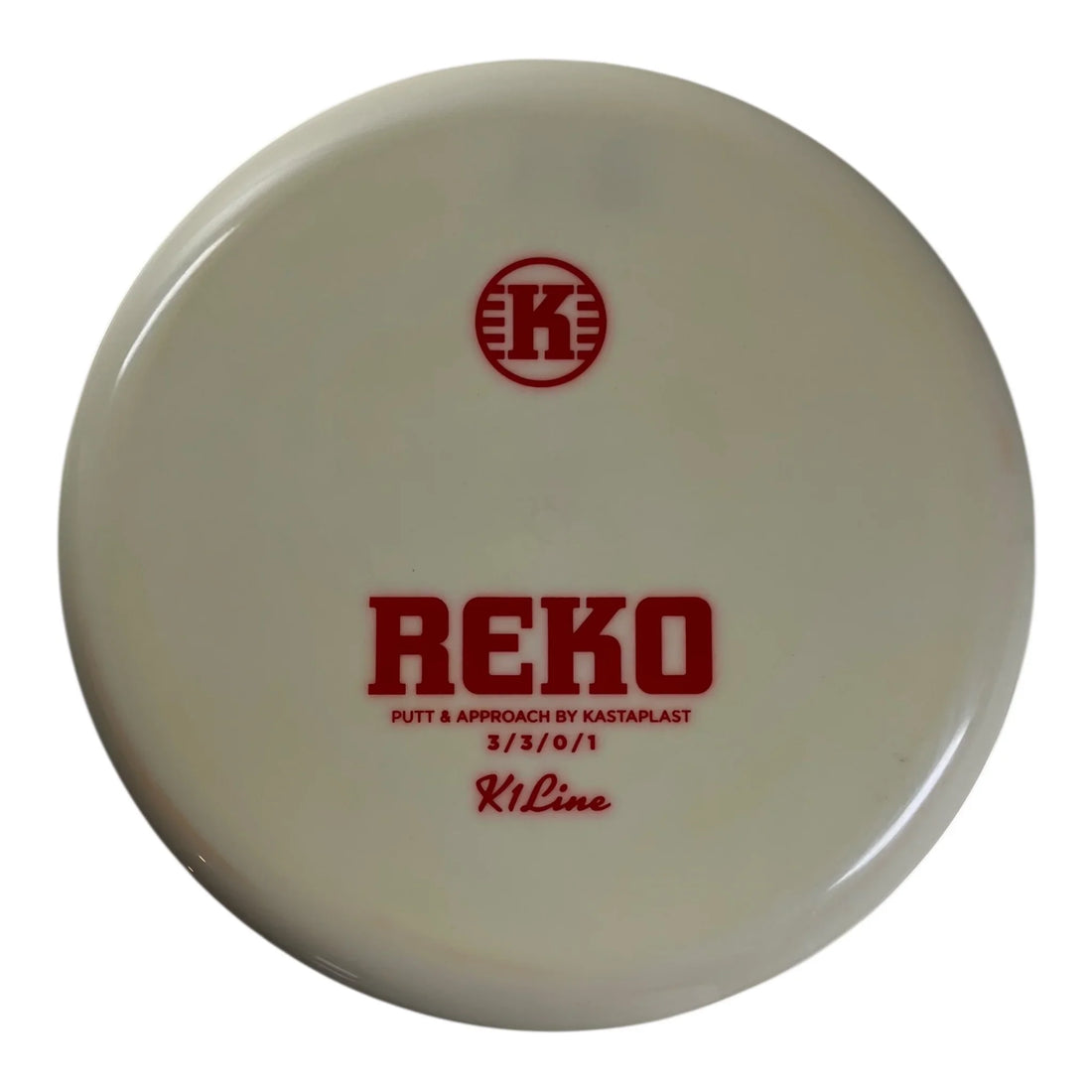 Kastaplast Reko | K1 | Cream/Red 175g Disc Golf