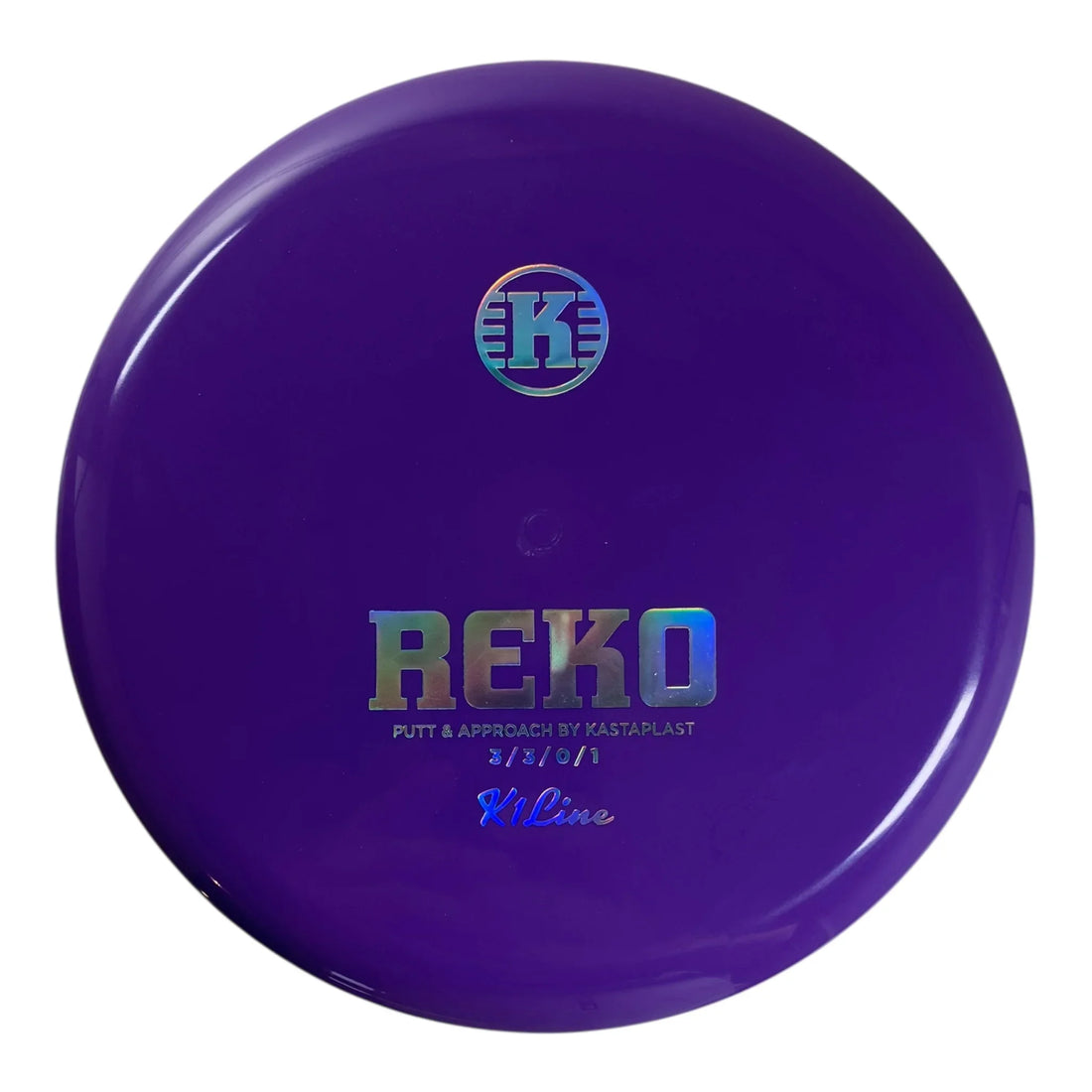 Kastaplast Reko | K1 | Purple/Holo 171g Disc Golf