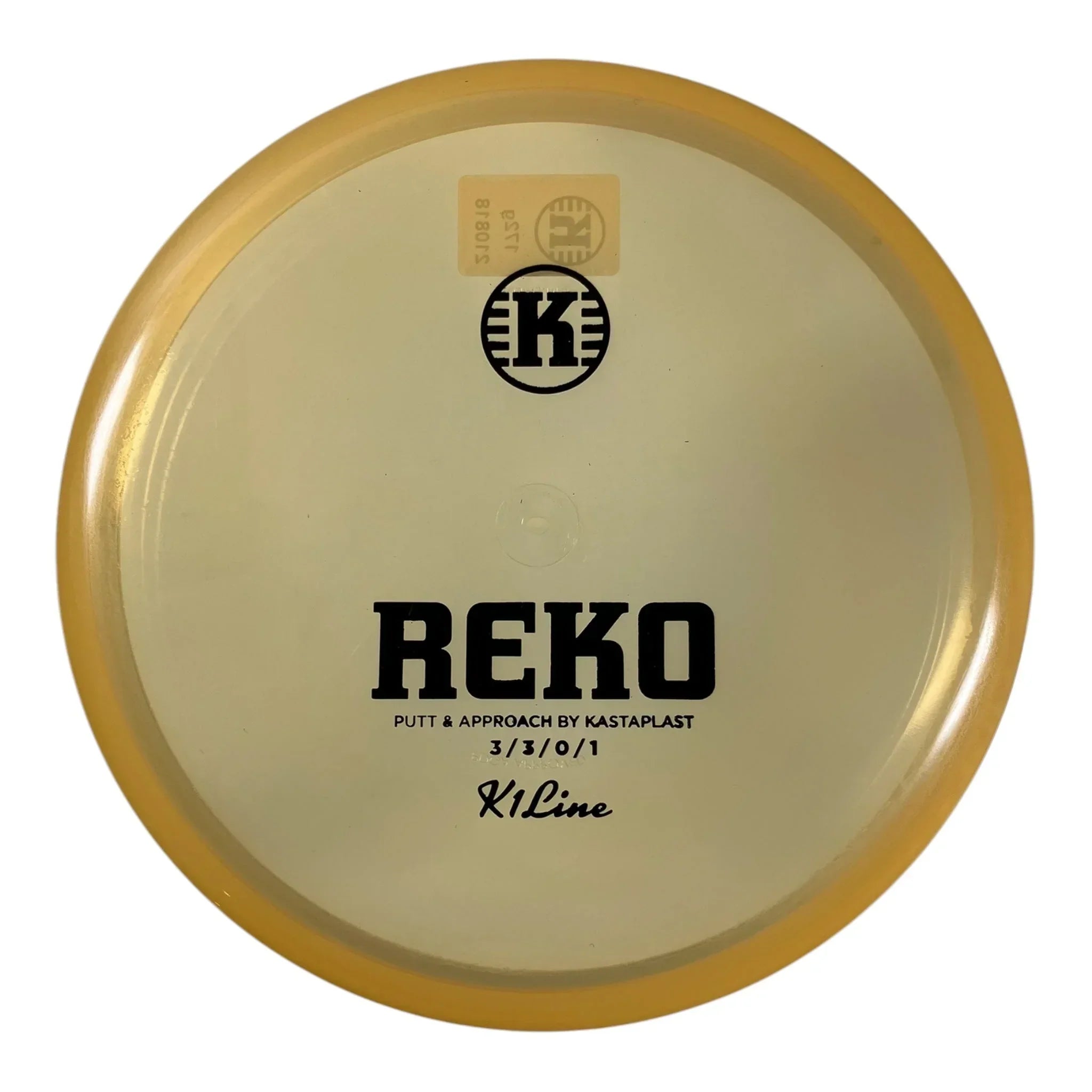 Kastaplast Reko | K1 | Yellow/Black 171g Disc Golf