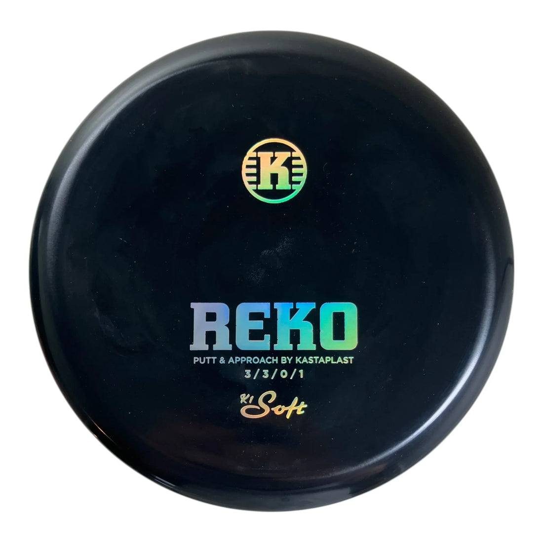 Kastaplast Reko | K1 Soft | Black/Silver 173-175g Disc Golf