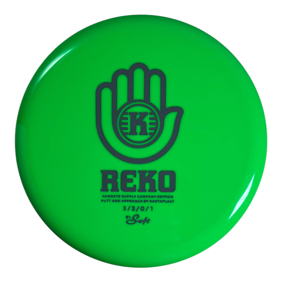 Kastaplast Reko | K1 Soft | Green/Grey 174-176g (Handeye Supply) Disc Golf