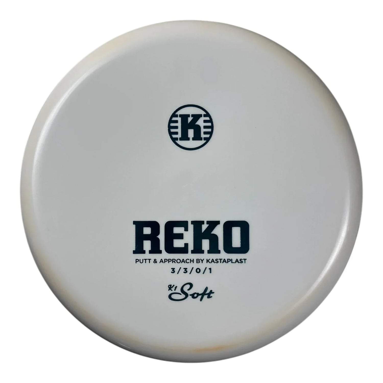 Kastaplast Reko | K1 Soft | White/Black 174-175g Disc Golf