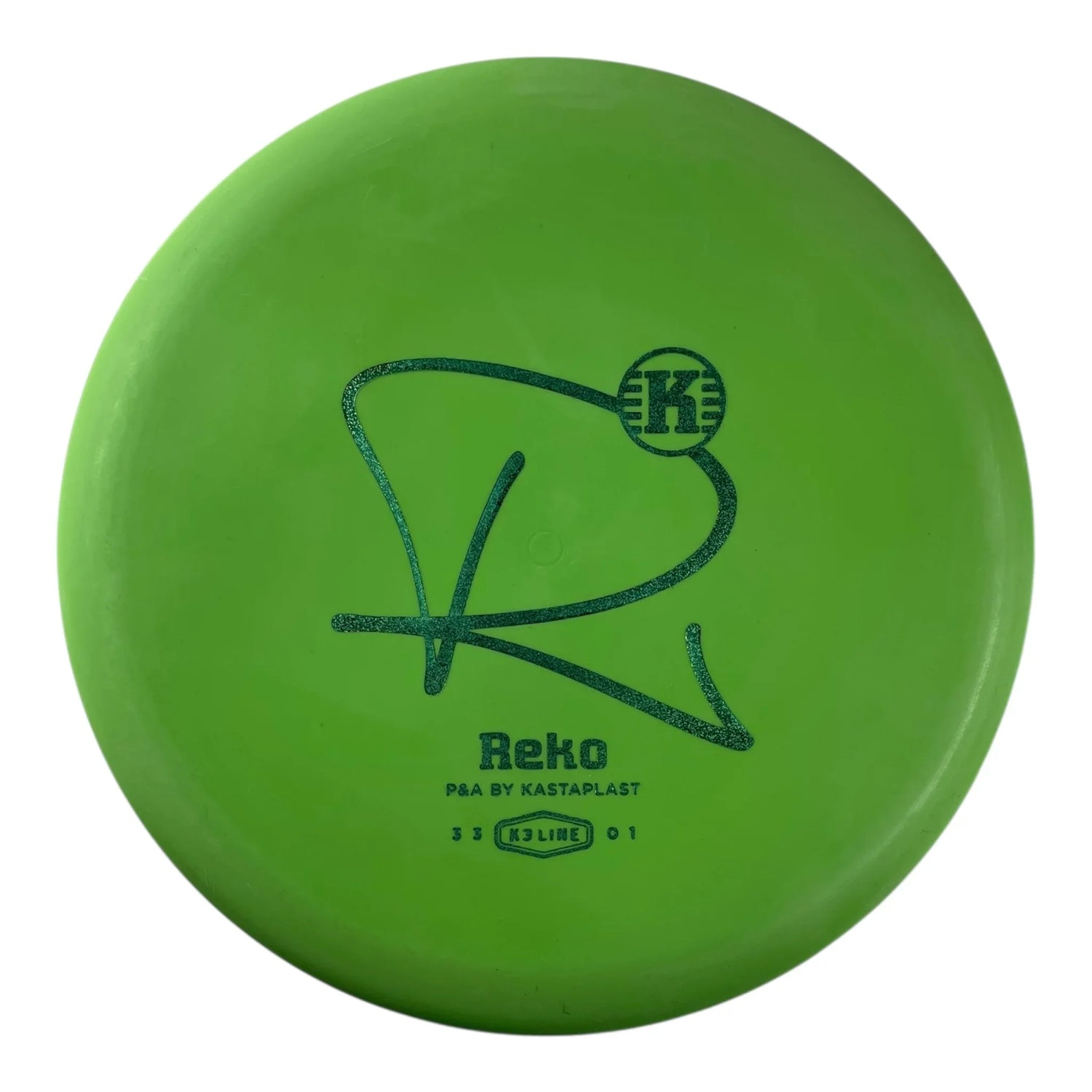Kastaplast Reko | K3 | Green/Green 174g Disc Golf