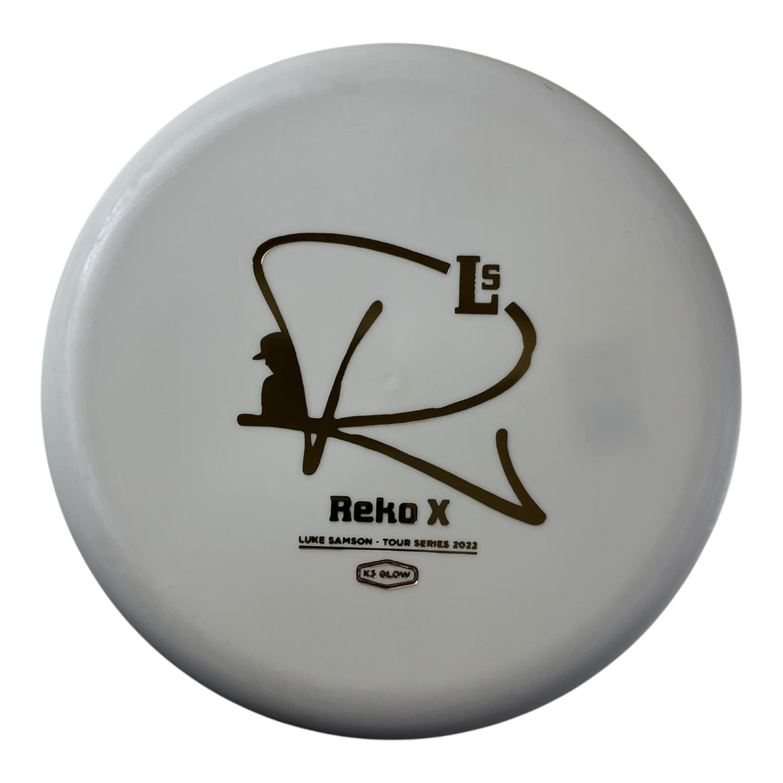 Kastaplast Reko X | K3 Glow | White/Gold 176g (Luke Samson) Disc Golf