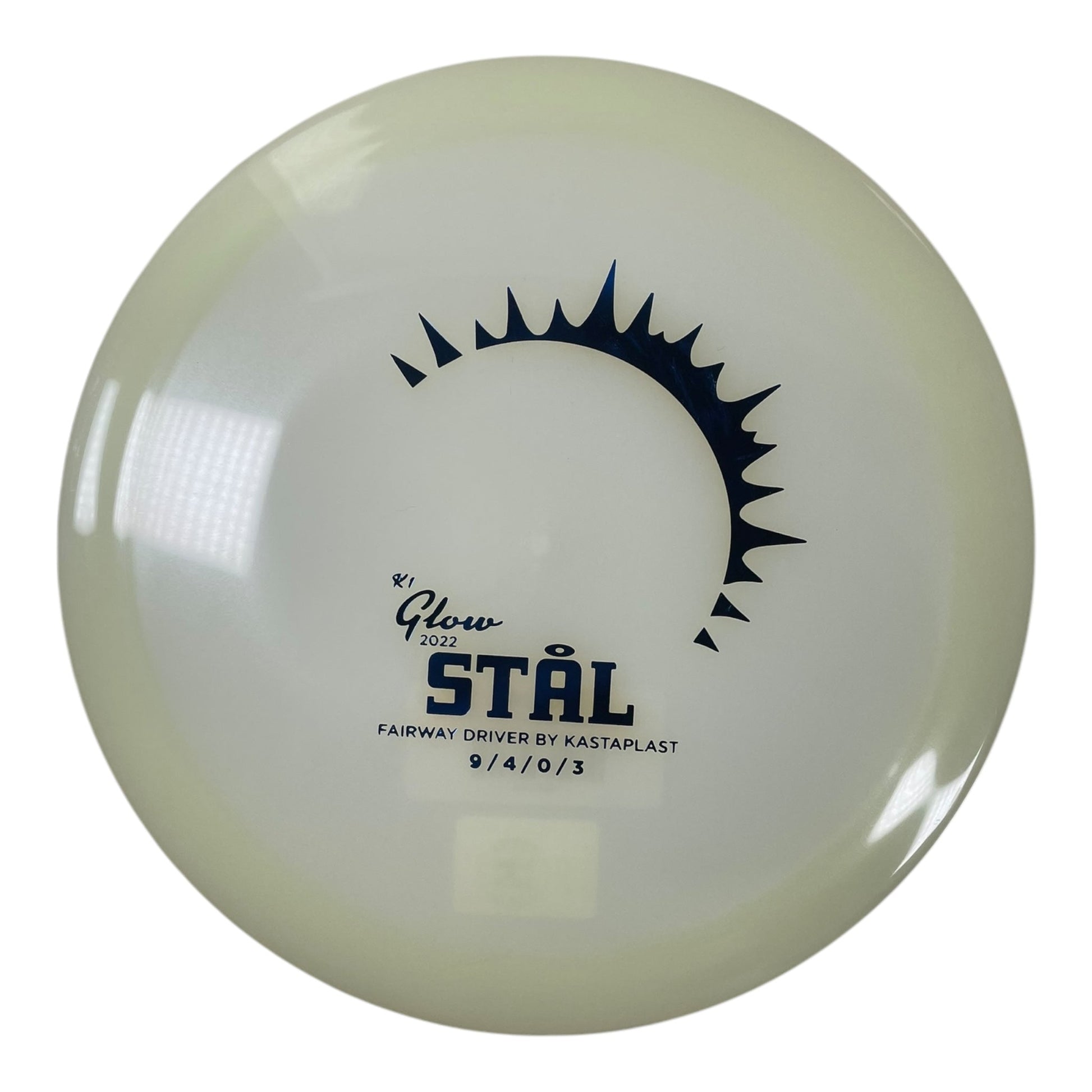 Kastaplast Stål | K1 Glow | Glow/Blue 170g (2022) Disc Golf