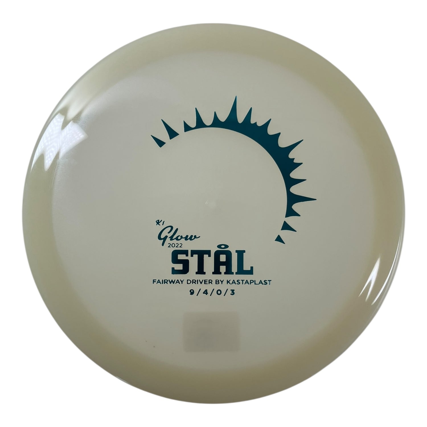 Kastaplast Stål | K1 Glow | Glow/Blue 174-175g (2022) Disc Golf