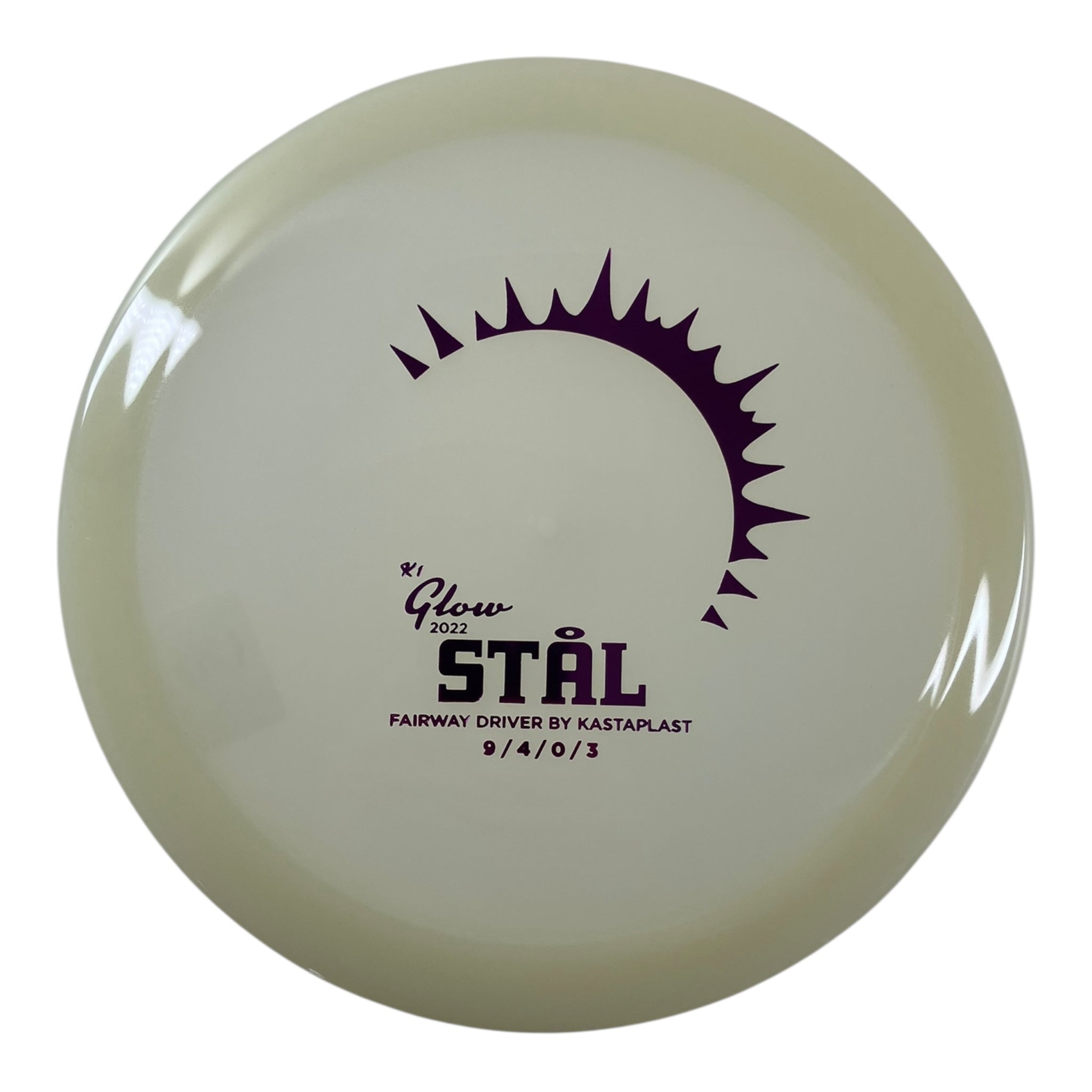 Kastaplast Stål | K1 Glow | Glow/Pink 175g (2022) Disc Golf