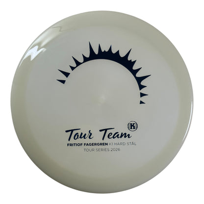 Kastaplast Stäl | K1 Hard Glow | Blue/Glow 175g (Fritiof Fagergren Tour Series 2026) Disc Golf