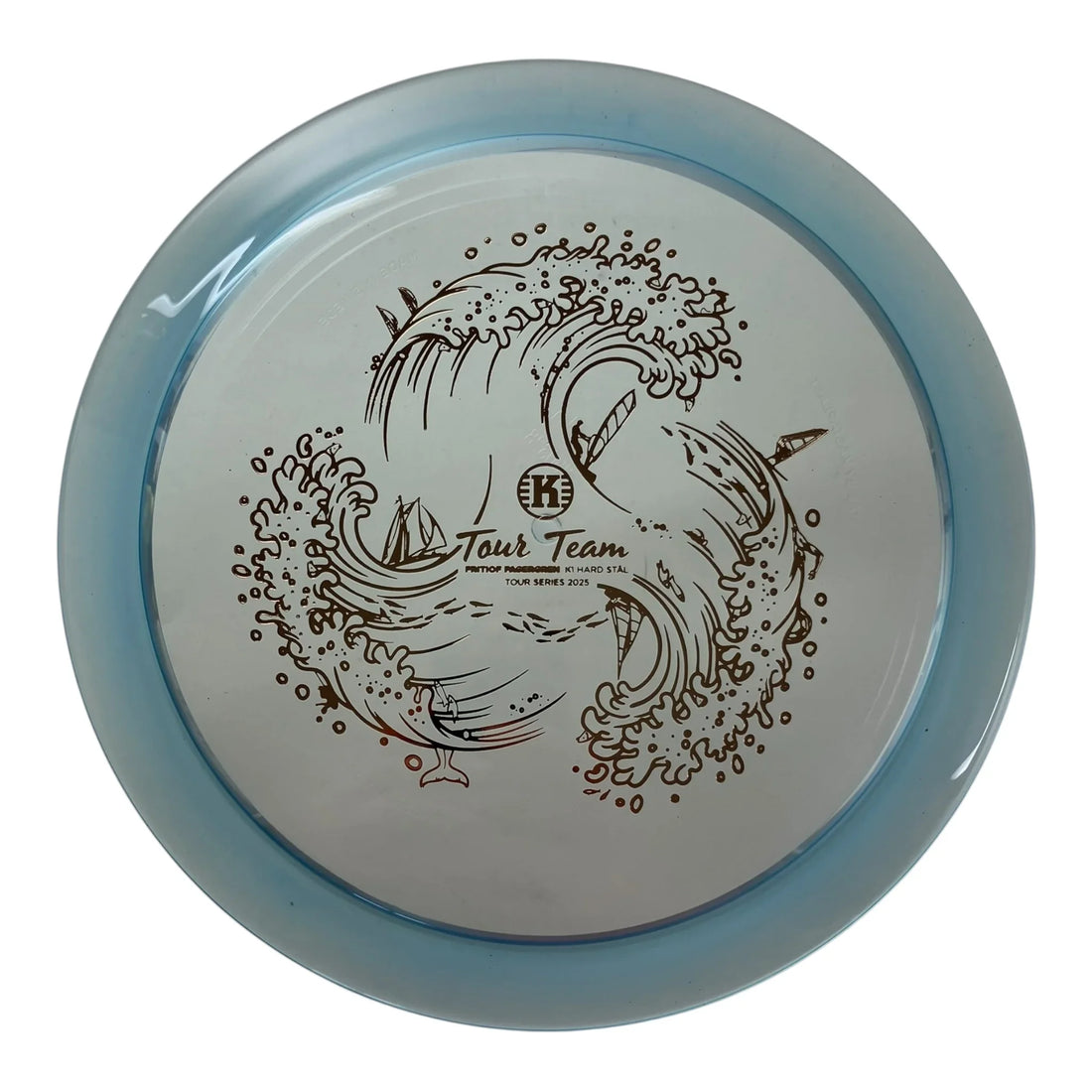 Kastaplast Stäl | K1 Hard | Blue/Gold 174g (Fritiof Fagergren) Disc Golf